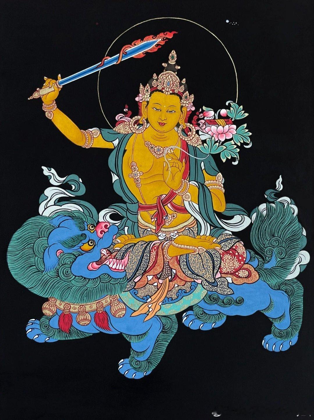 #祈祷#观音菩萨，文殊菩萨，普贤菩萨，财神爷，您们好[跪了][跪了][跪了]，祝您们今天快乐，天天快