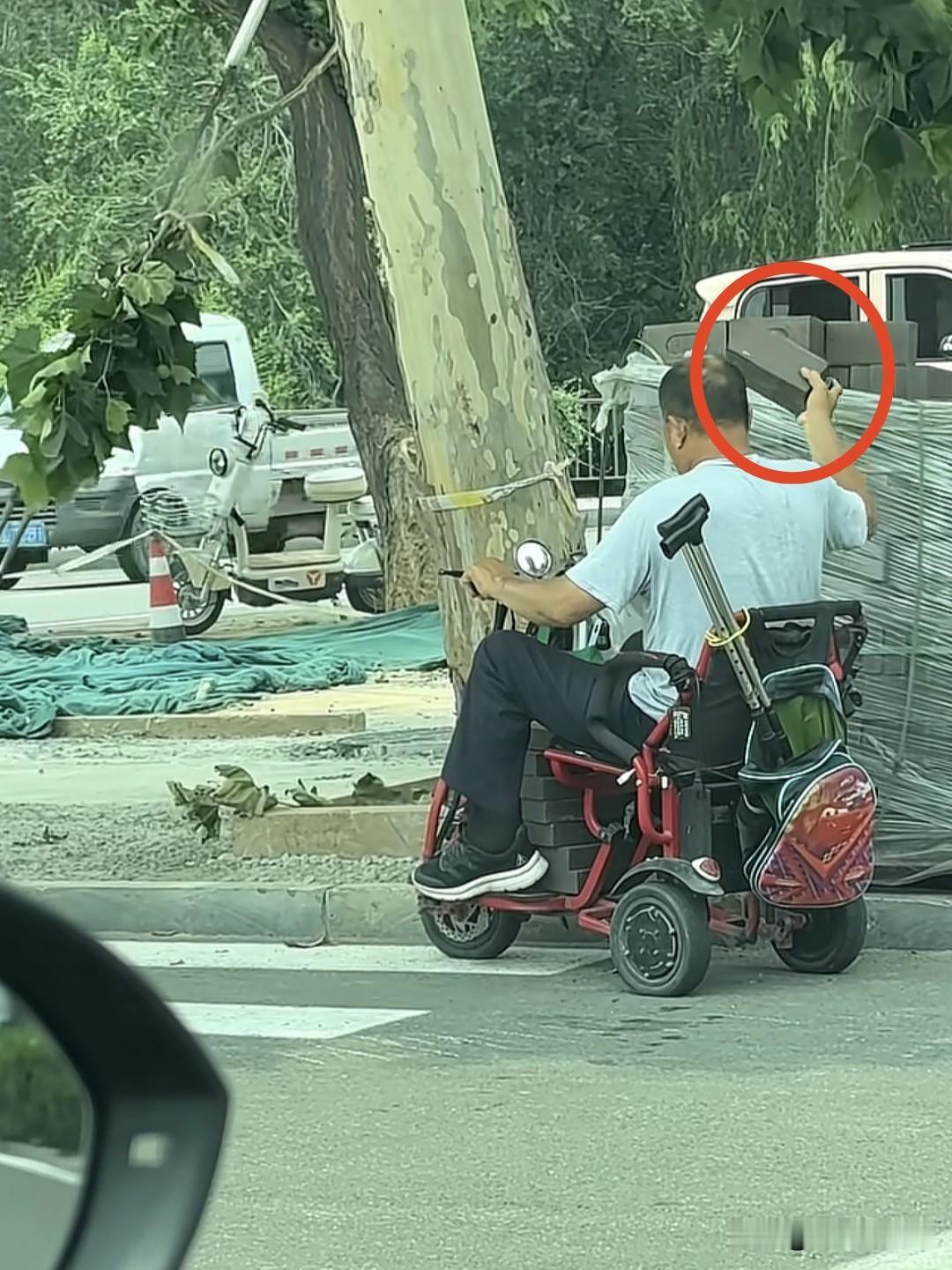 都这样了，你还那样。路边的野花不要采，路边的“野砖”不要拿