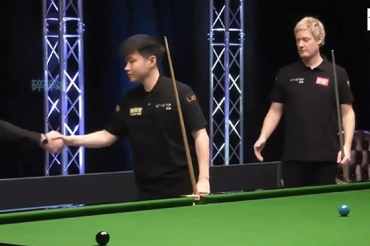 冠军联赛第五小组最新战况:赵心童第2场对阵尼尔罗伯逊的比赛刚刚结束，赵心童第3