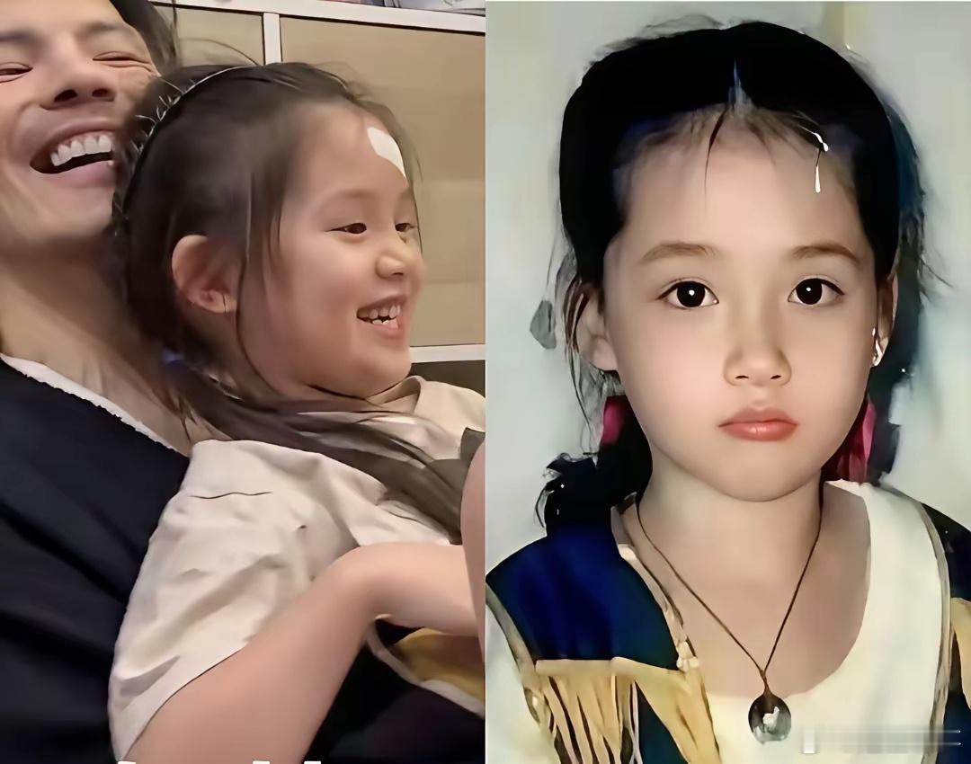 向佐女儿向芷，传承郭碧婷的高颜值基因！