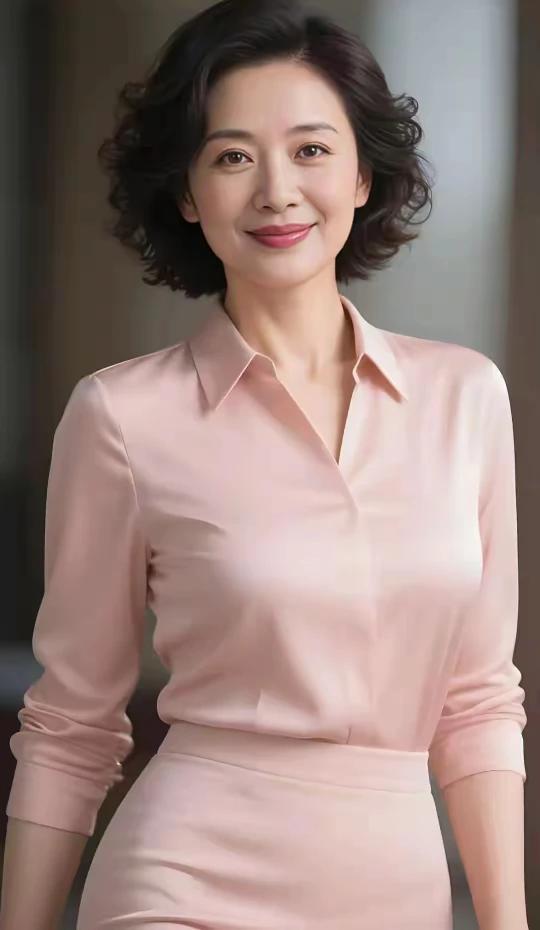 徐娘半老，风韵犹存。岁月沧桑，美人不败。