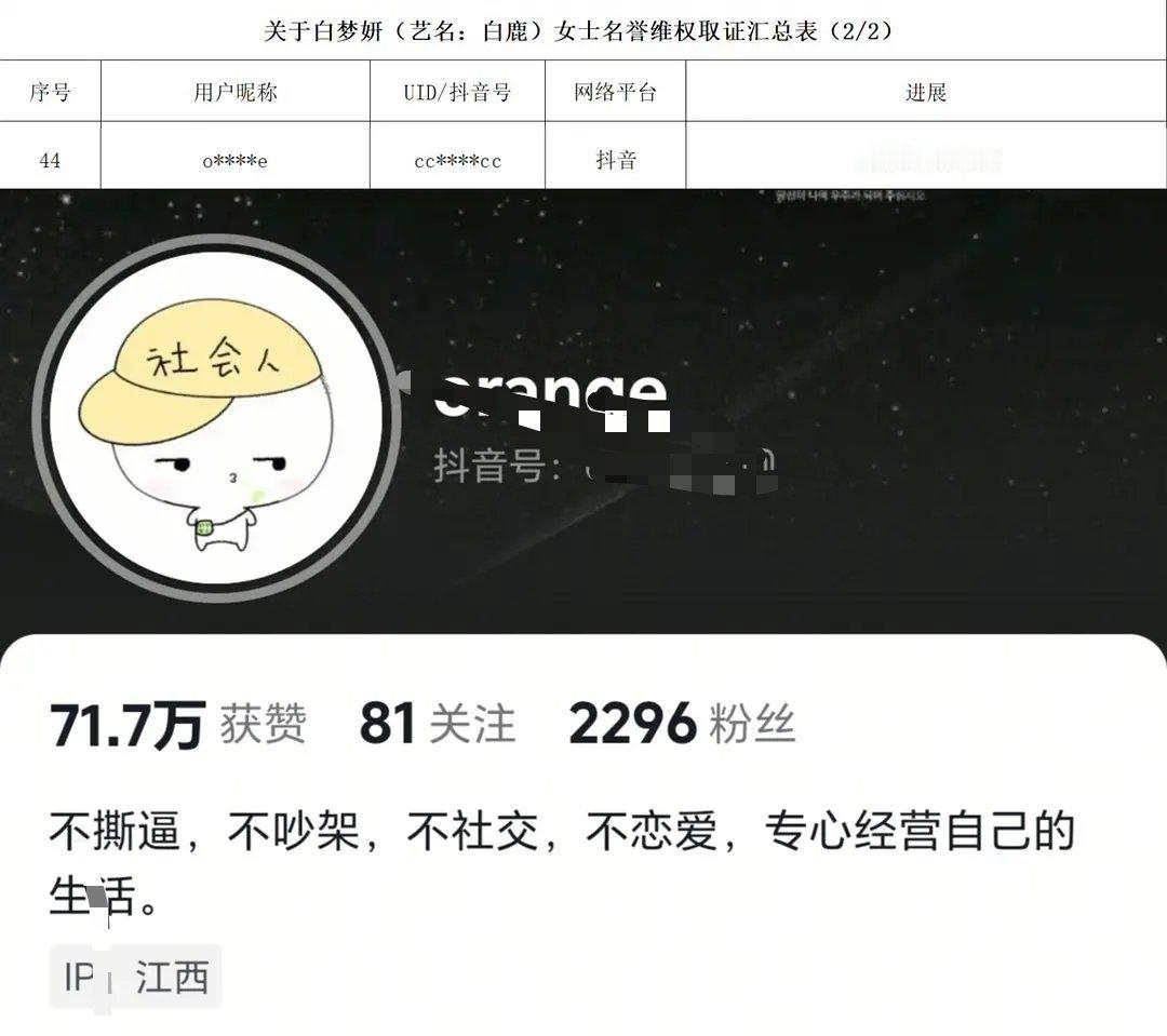 我趣！！！这个造黄💊的抖人被白鹿告了，刚删了视频还有用吗，几十万转发传播有点广