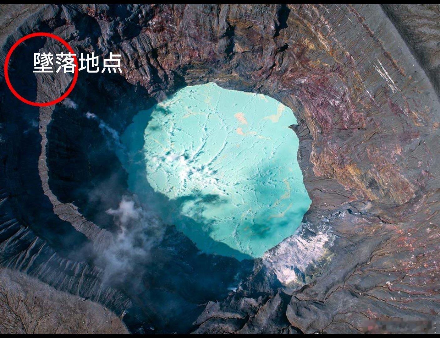 日本熊本县1月发生的观光直升机坠入火山口事故，驾驶员和2名台湾游客的尸体至今仍留