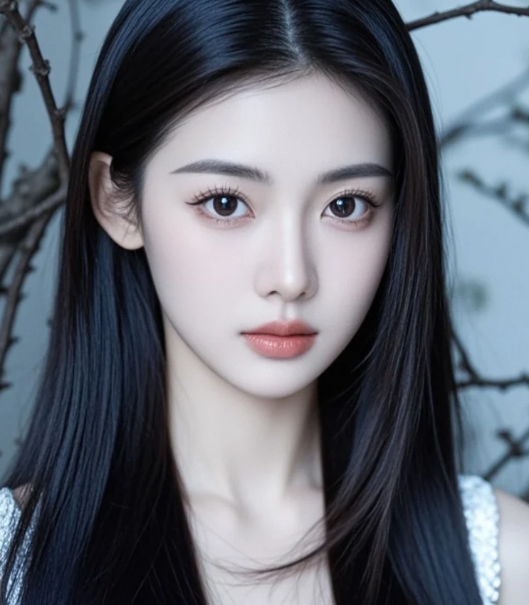 她从画中走来：一位集美貌与气质于一身的东方佳人