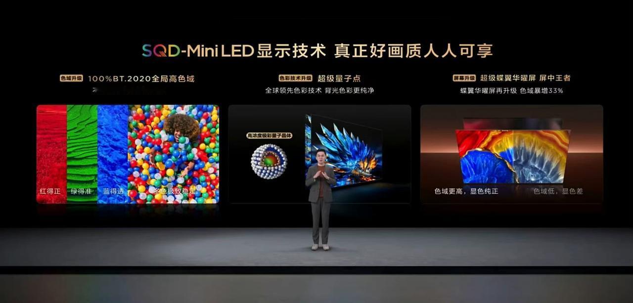TCL发布了两款全新的SQDMiniLED旗舰产品——Q10M和Q1