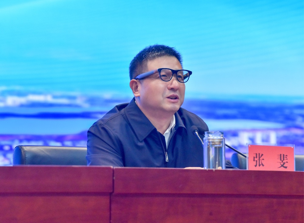 武汉江夏区委书记张斐升任副市长, 曾佩戴智能眼镜“脱稿”演讲引关注