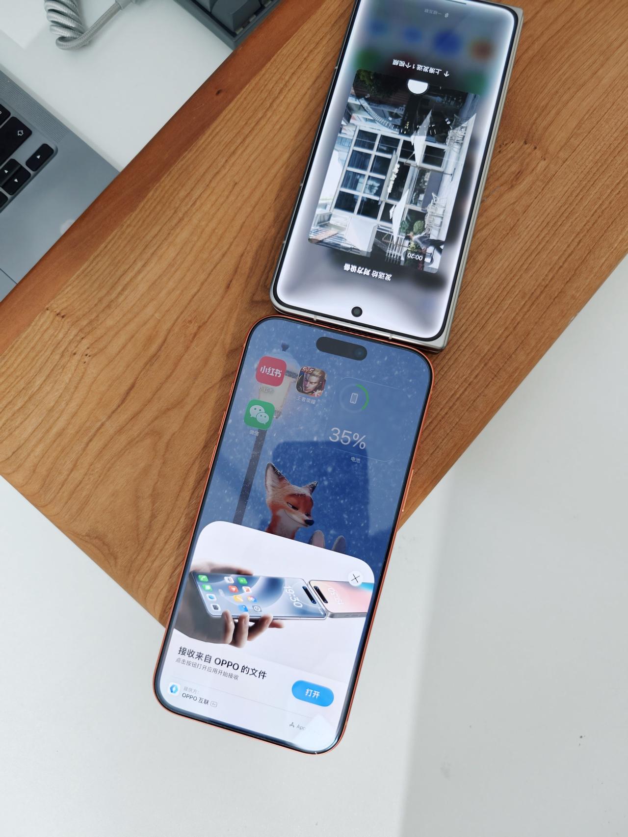 原本买个备用机，结果OPPOFindN6把主机活全干了!用惯了苹果全家桶