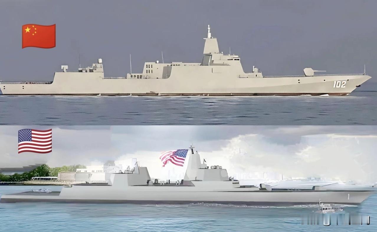 美国抄袭我055，建造3万吨级巨型驱逐舰。特朗普级驱逐舰，是美国下一代大型驱逐