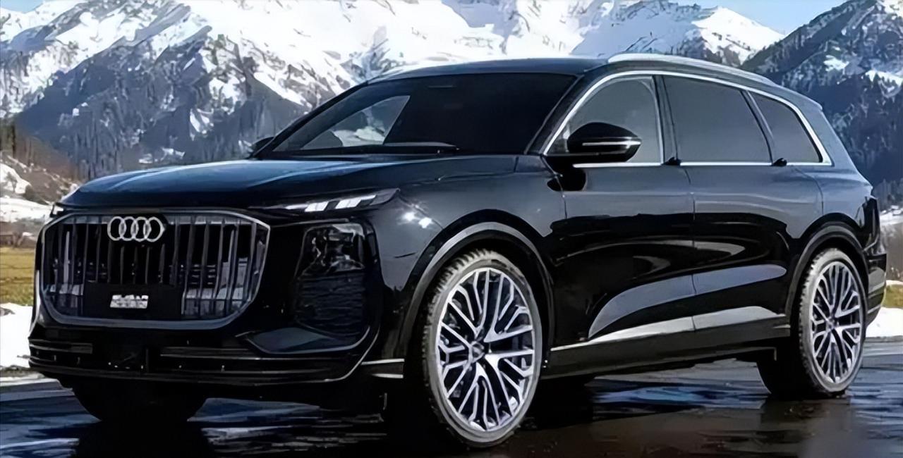 近日，海外媒体首曝奥迪全新旗舰SUVQ9官图。新车定位大型豪华SUV，将
