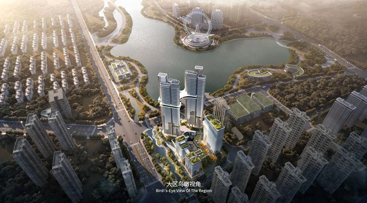 方案效果图出炉！晋安湖150米“双子塔”规划曝光！作为福州晋安湖规划打造的1