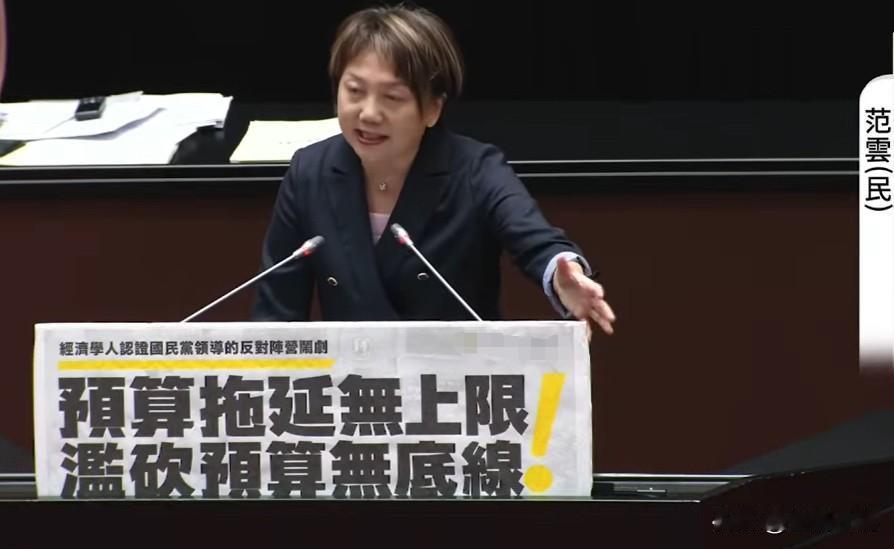 范云：蓝白乱删预算“充满了政治报复”台立法机构今天（14日）下午对总预算案