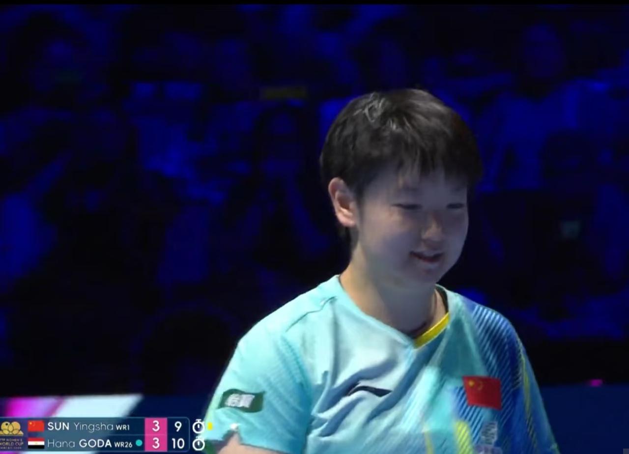 孙颖莎虽然赢了比赛但是估计又要挨批评了有网友说会不会又要跑一万米，因为这