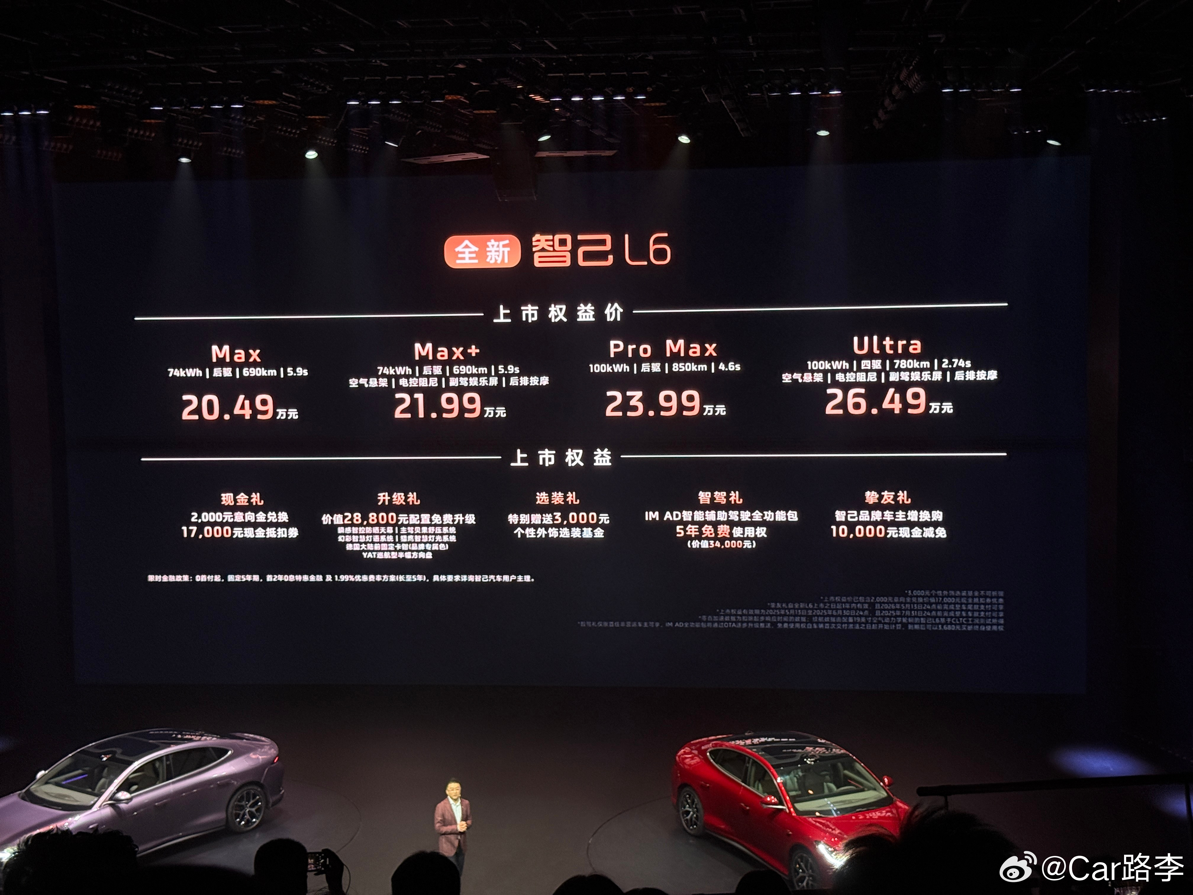 全新智己L6上市价格20.49万起相比以往智己L6最值得冲的入门版这次我觉得MA