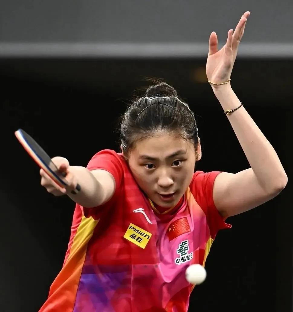 42岁老将都打不过，王励勤却把宝全押在她身上。新加坡大满贯，21岁的陈熠刚输完球