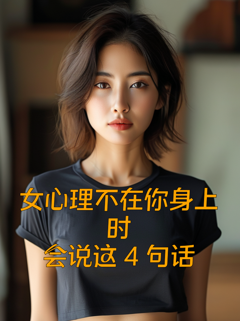 女心理不在你身上时，会说这4句话