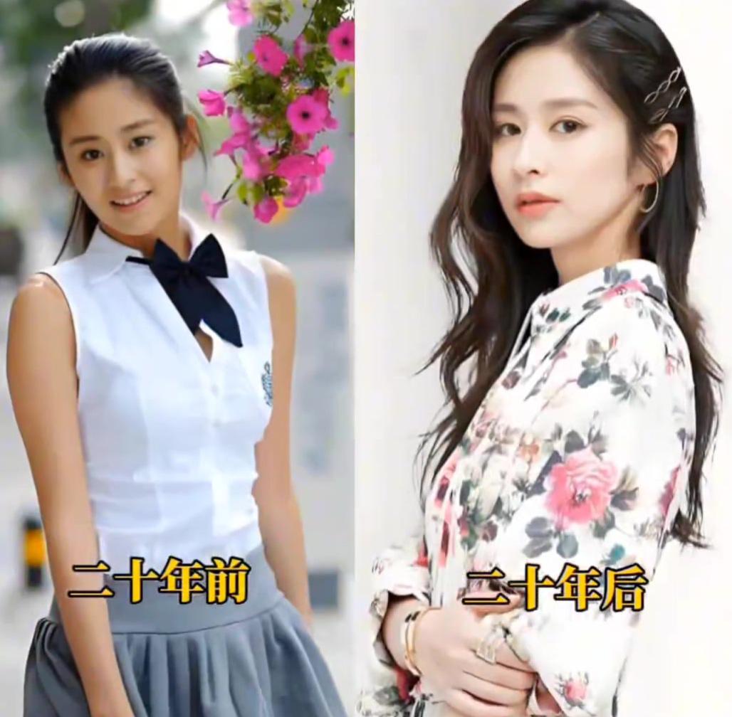 同样一张脸，跨越二十年。褪去年少青涩，历经岁月打磨，美貌进阶，气质封神，时光优