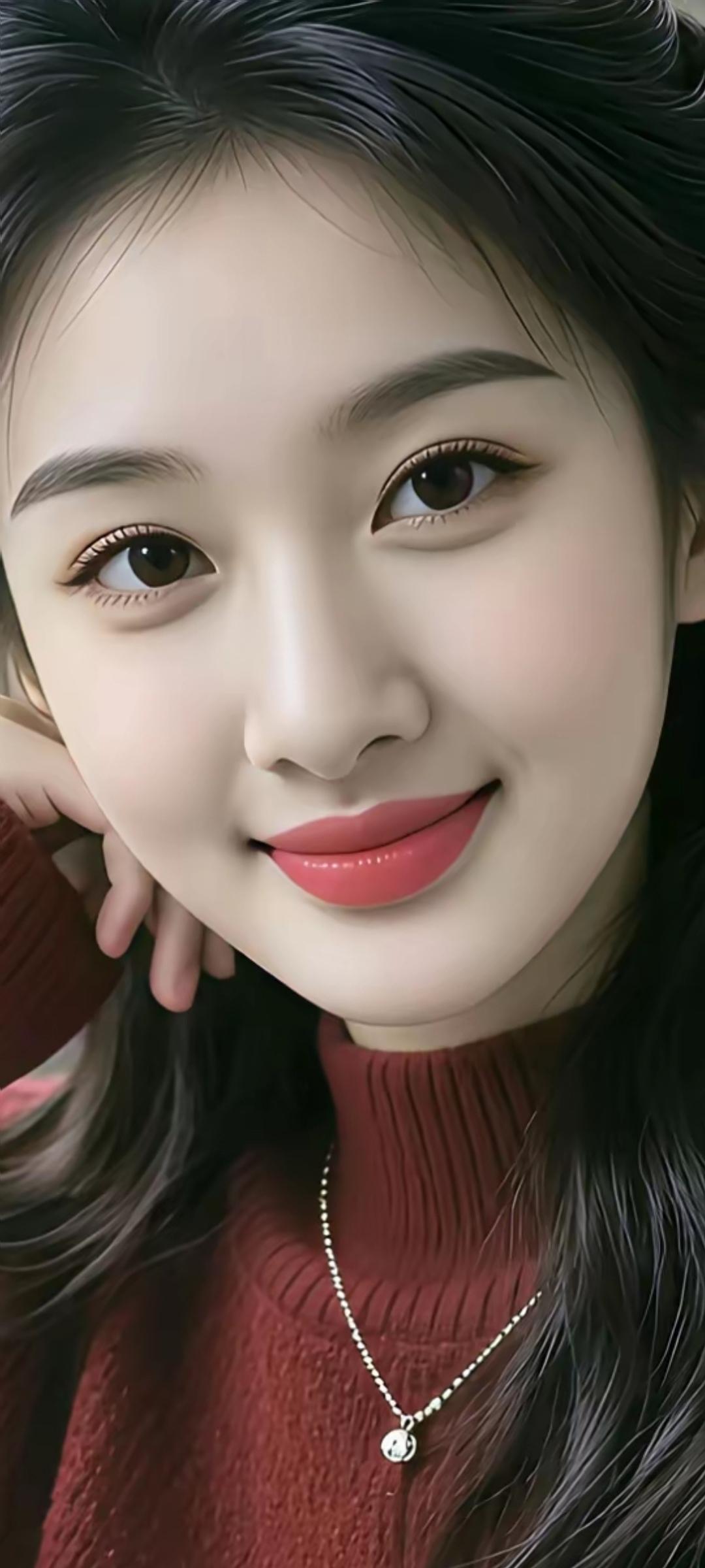 甜美微笑，温暖如春日阳光