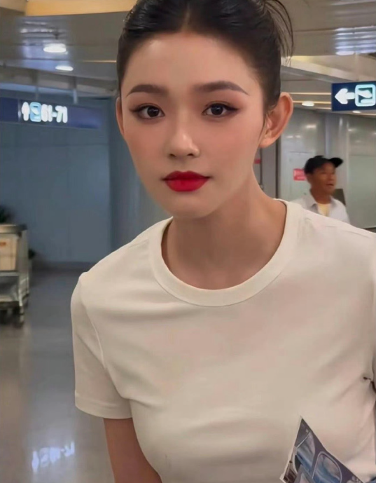 不是。。林允这发际线这居然生图直出，妈呀这也太美了，这发际线真的羡慕了，应该不