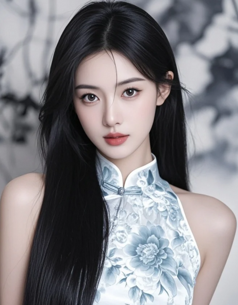 玉骨冰肌+秋水眸子=我心中的完美女神？