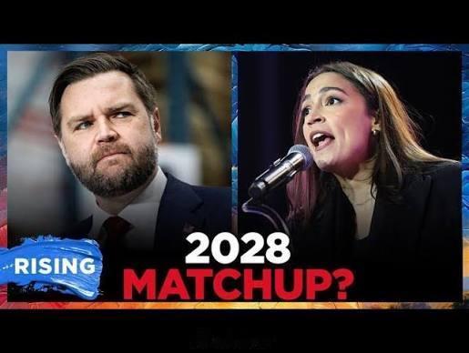民调显示AOC和万斯在假设2028年总统大选时势均力敌这篇MSN报道引用的是一