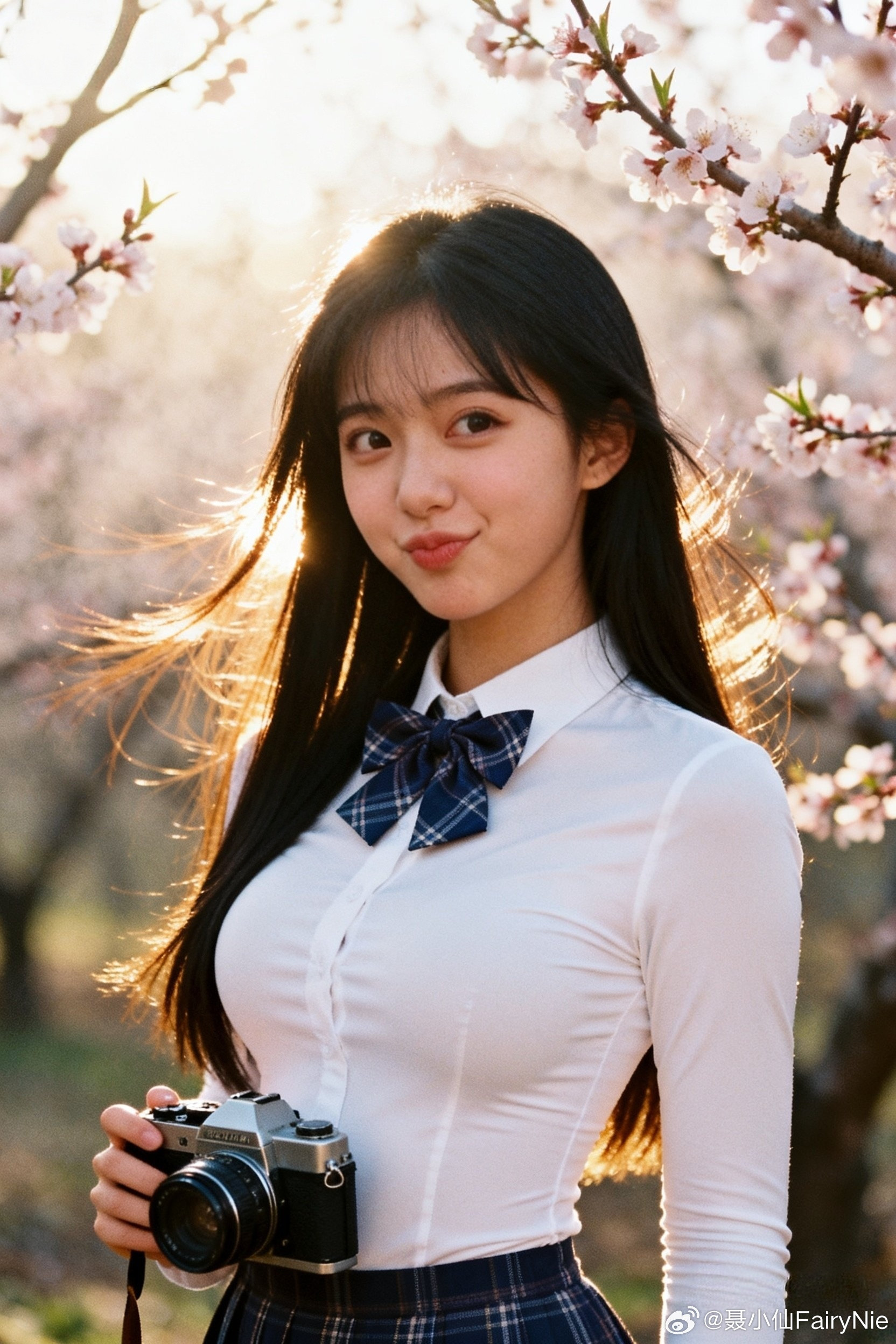 如果各位想拿去做头像，我不介意！喜欢就拿去吧，记得点赞！行摄漫记聂小仙