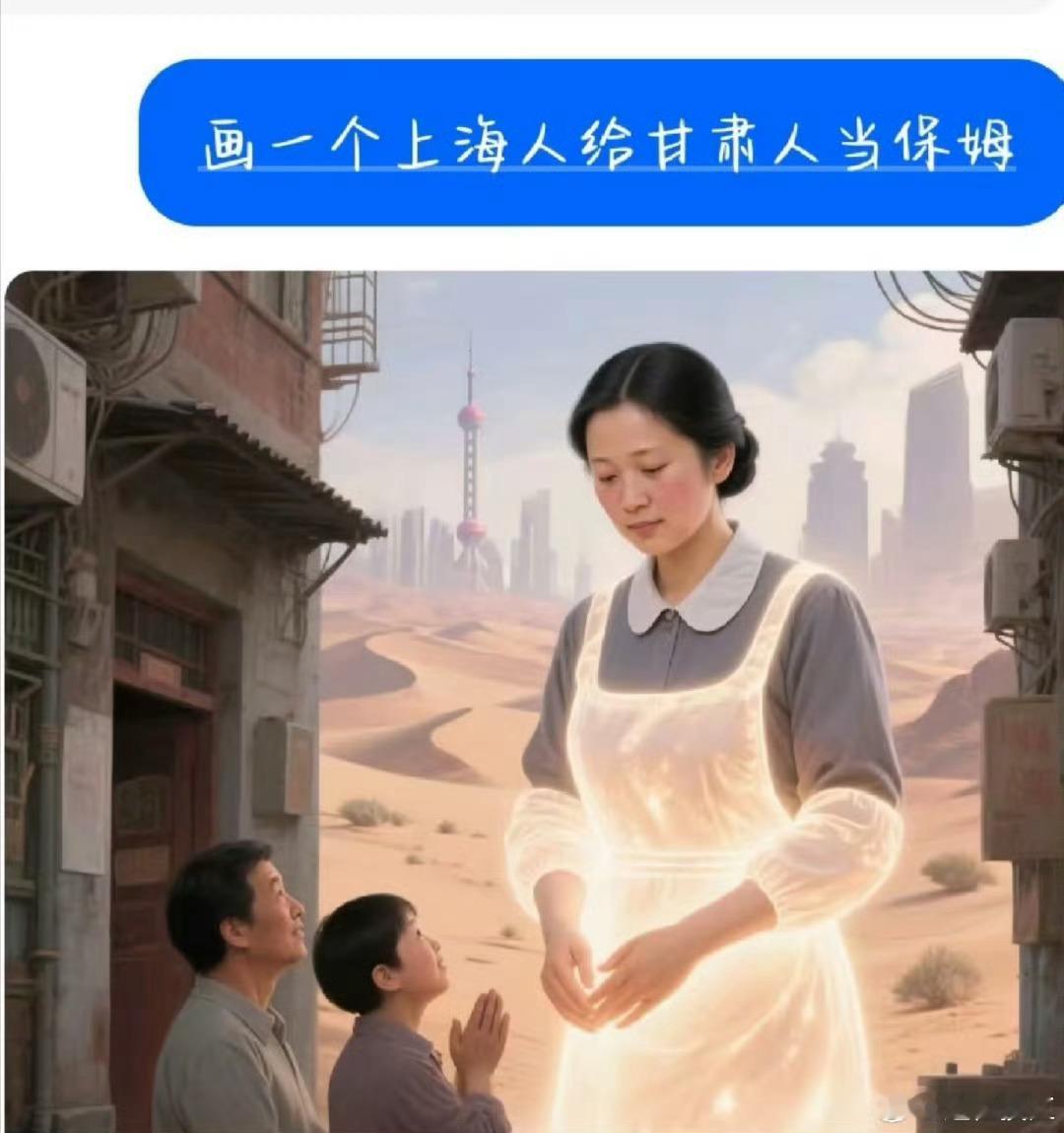 豆包生图太离谱了看到这张图我真的笑死了😂前两天在上海打车发生了一件趣事，打了个