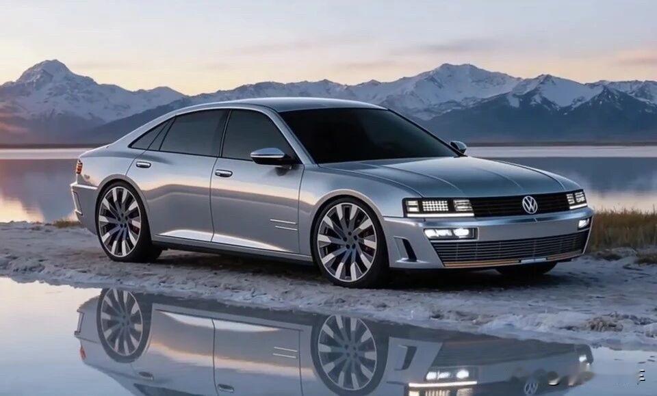 网友自制复刻版全新桑塔纳，设计元素致敬经典，网友：大众快看啊桑塔纳翻新