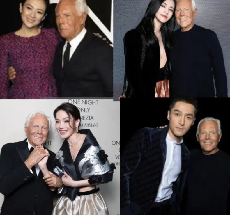 果然是戏子无情！阿玛尼去世，章子怡、舒淇、胡歌、姚晨等一众明星发文悼念。