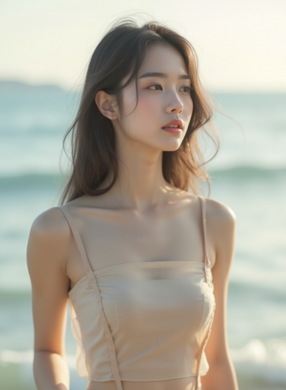 初恋眸光在少妇唇边泛舟