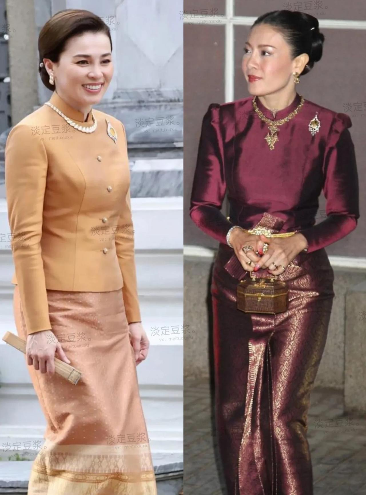 两位一对比一目了然，还是苏提达王后有“万人之上”的那种气质，很压众，像是见过大世