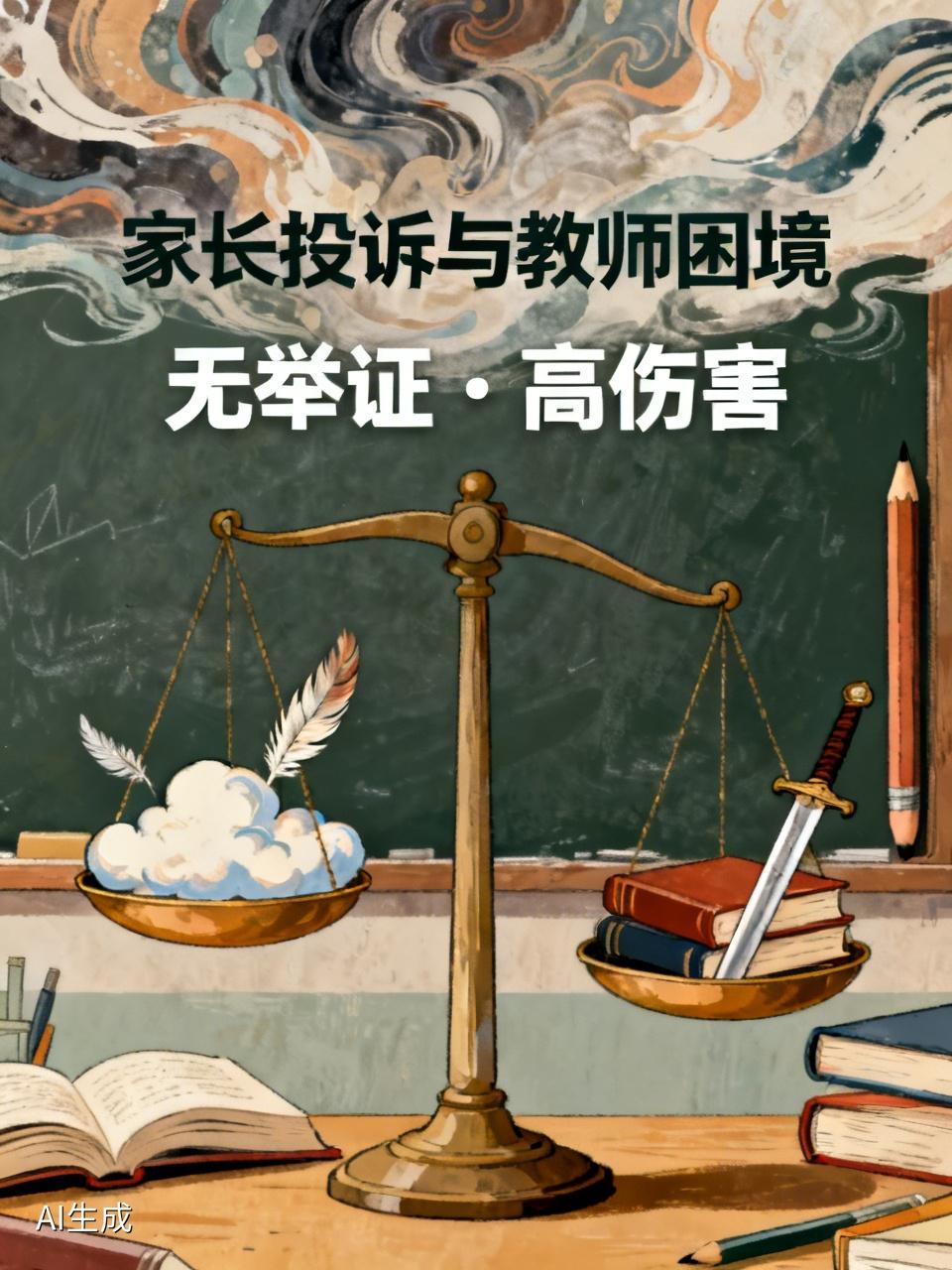 不知道大家发现没有，教师和家长正在走入一个怪圈：家长投诉零成本，教师被投诉高伤害