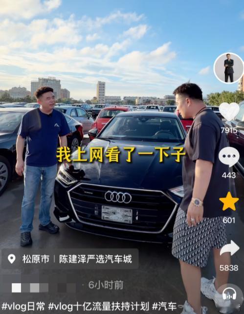 吉林松原“刀枪炮”陈百亿（陈建泽）太狂了打包天津港的奥迪Q7以及菲亚特