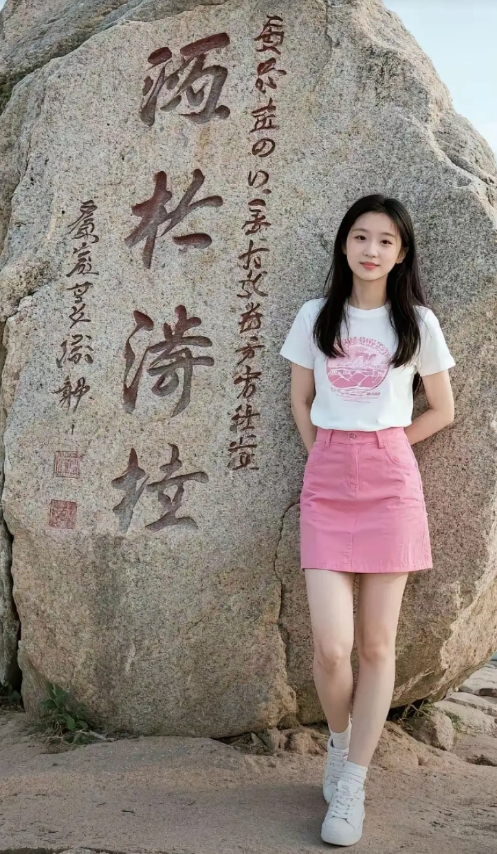 是后面的字漂亮？还是人漂亮？