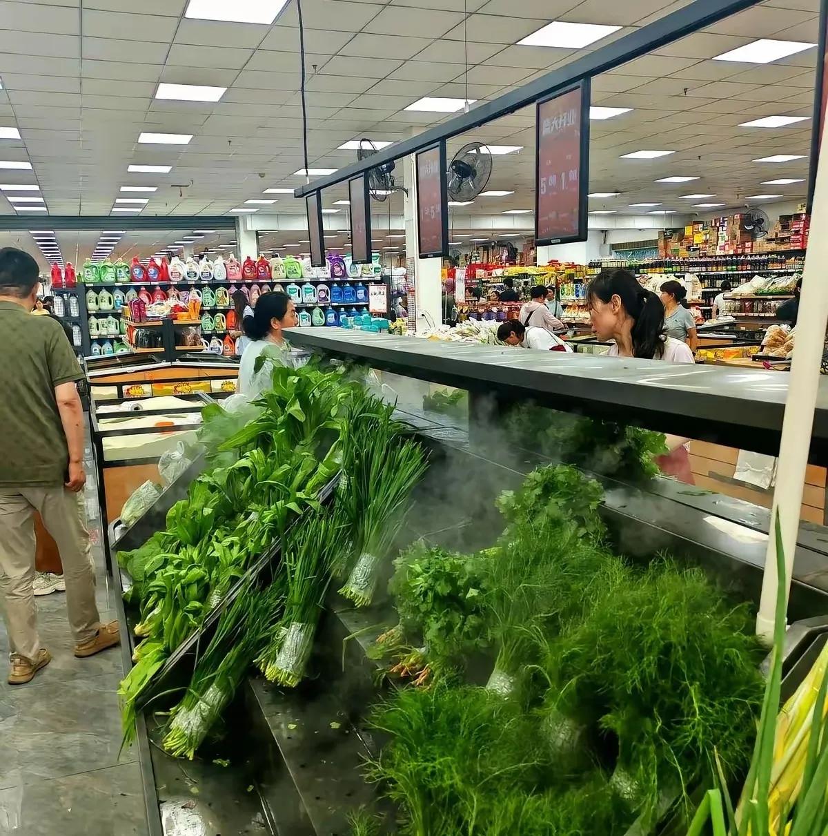 胖东来隔壁，九弟开业了队伍拐了三个弯，十几个收银台全开，还是排到了门口。