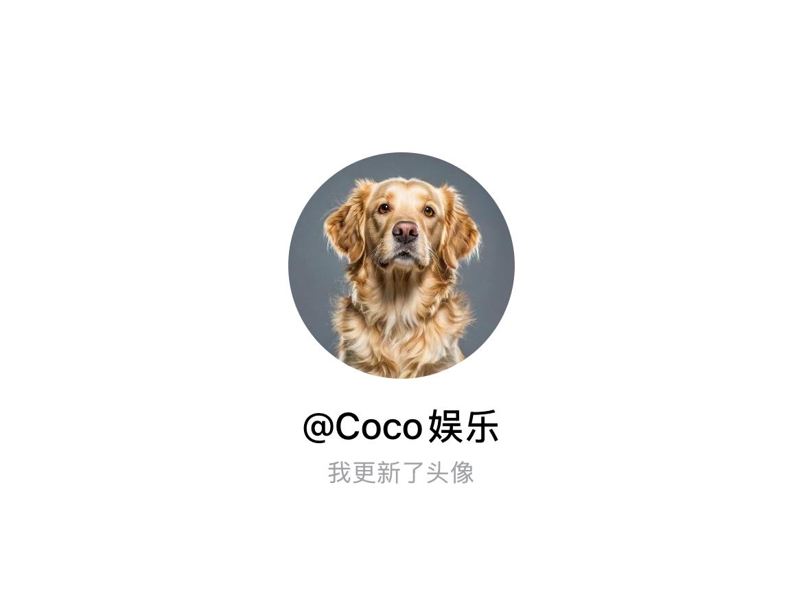 快来看看我新换的头像吧
