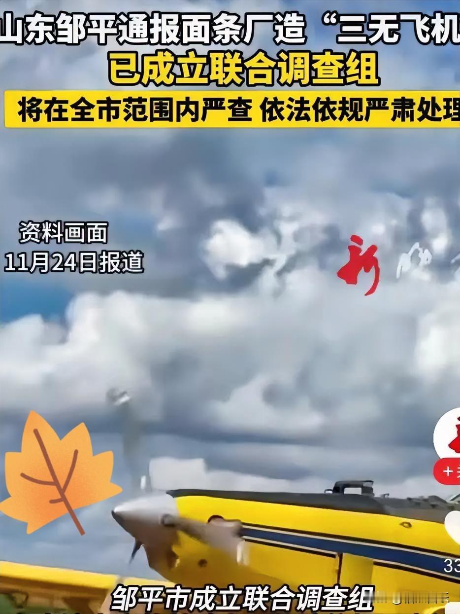 这下好了出名了吧，好好的面条不加工好，还去生产飞机。山东邹平魏桥镇一家厂，本