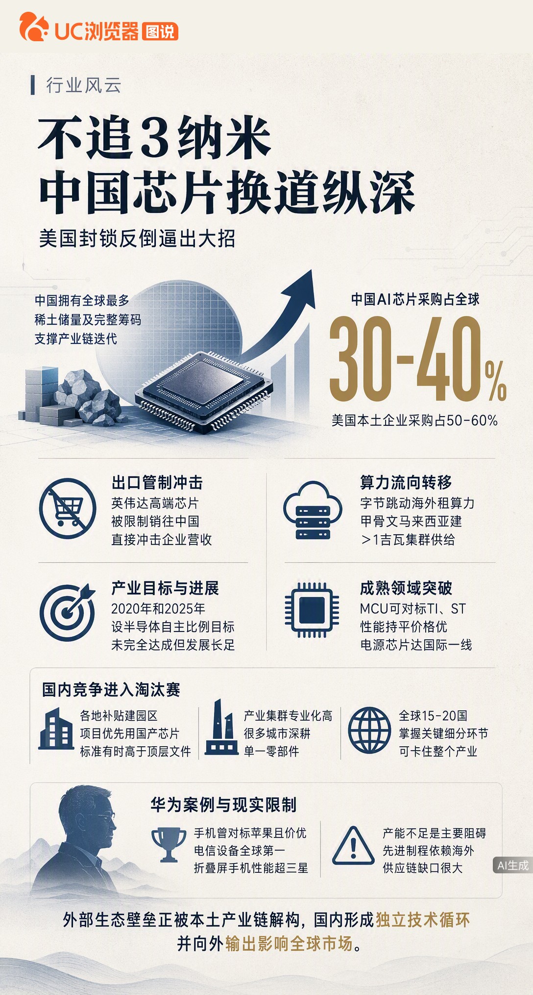 不追3纳米了？中国芯片转战材料、封装和第三代半导体。虽缺EUV光刻机，但靠稀土全产业链和真实场景迭代