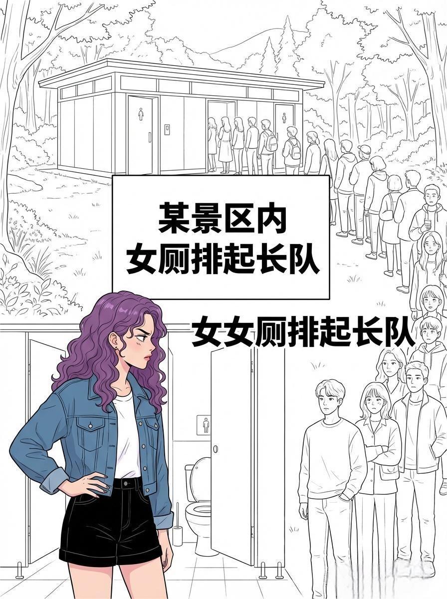 女卫生间总是排队？一招解决……