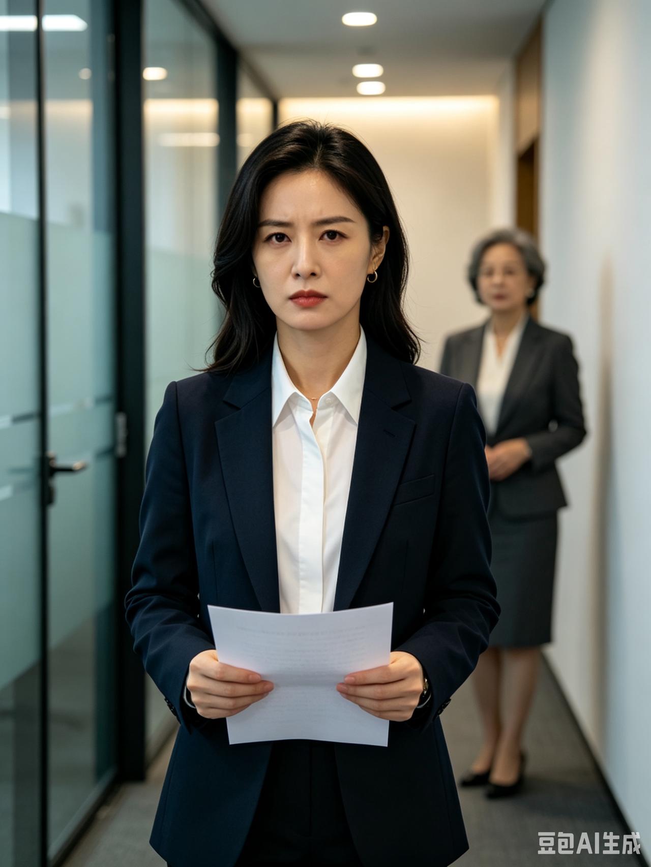 上月薪金少发8000块，我立刻递了辞呈，在走廊碰见女董事长，她微笑说：降你薪水是