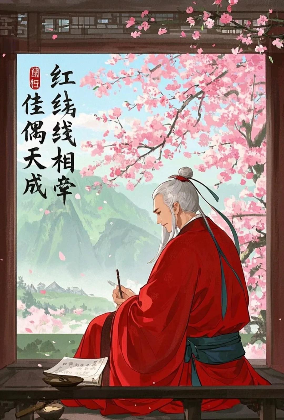 月老说，别急呀，你命中注定的缘分正在穿越人海！灵验到不可思议！回复“月老牵红线