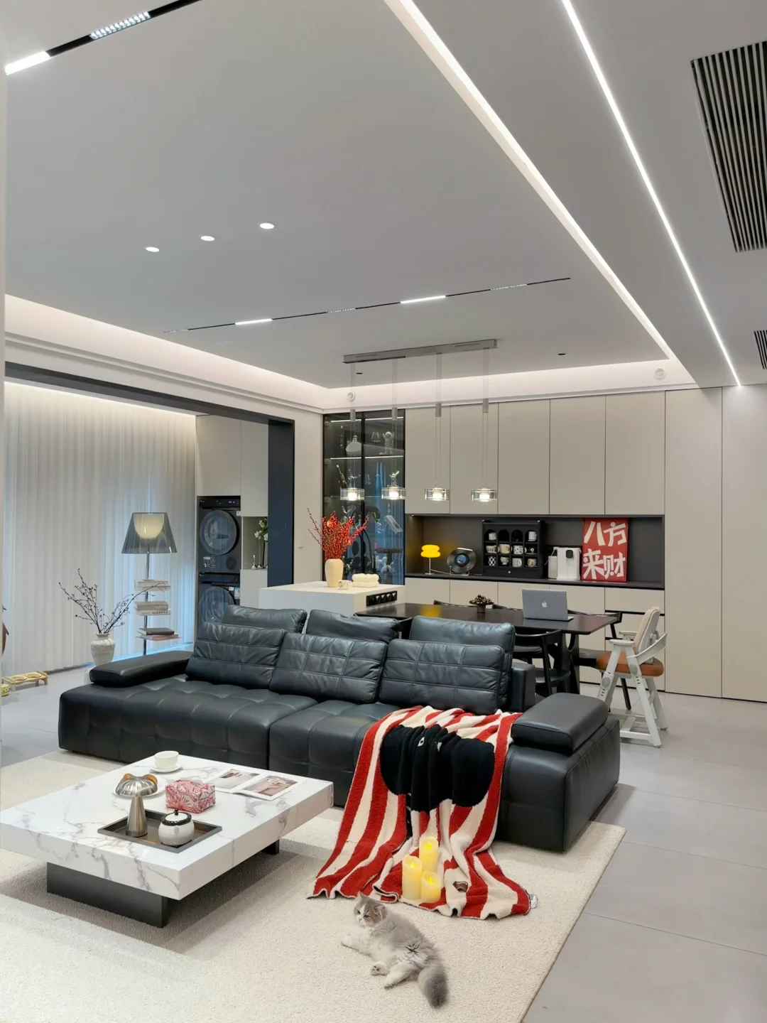极简横厅|娃宠家庭🐱全屋定制超细避坑攻略