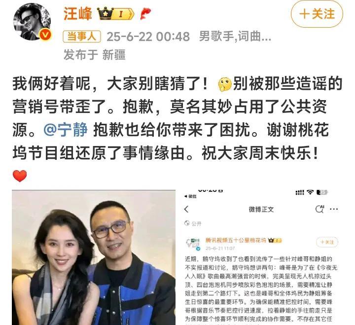 章子怡，一个大龄剩女的无奈下嫁，终因汪峰与森林北的长情、与宁静的随意，又让网友替