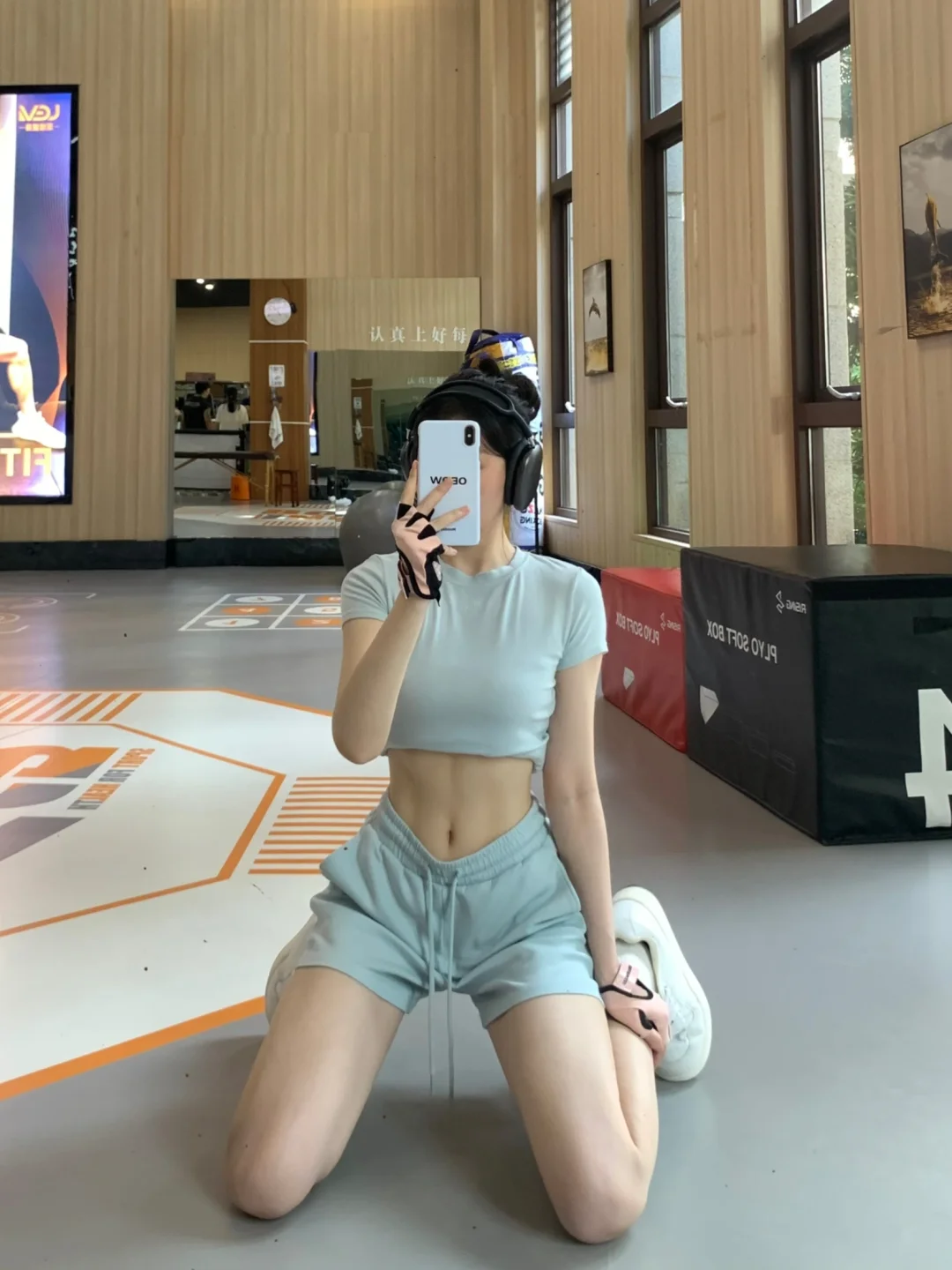 马甲线真的越来越清晰了！！！