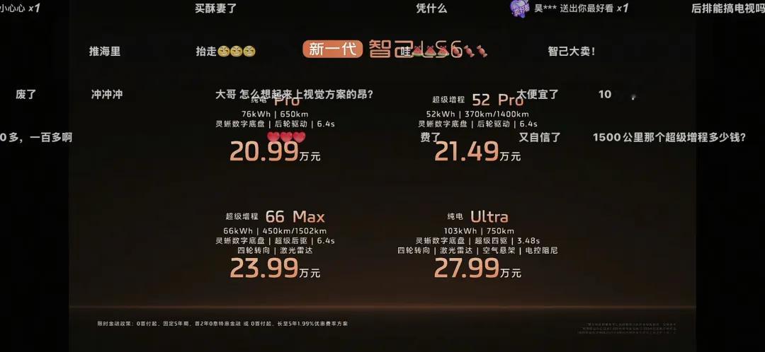 20.99万元起！新一代智己LS6预售​​​