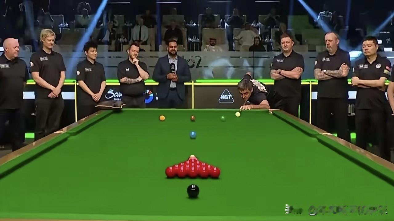 江湖地位再高也怕菜刀！论地位，排名再高也要恭恭敬敬等着奥沙利文开球，然而上了场