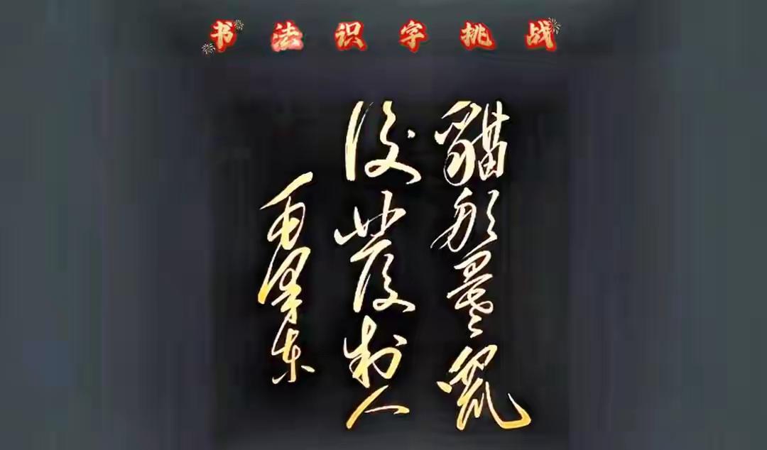 伟人字体果然气势磅礴，行云流水，潇洒飘逸，能全部认识这些字的你就是历史高手。