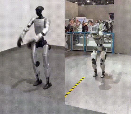 两个机器人孰强孰弱，一目了然