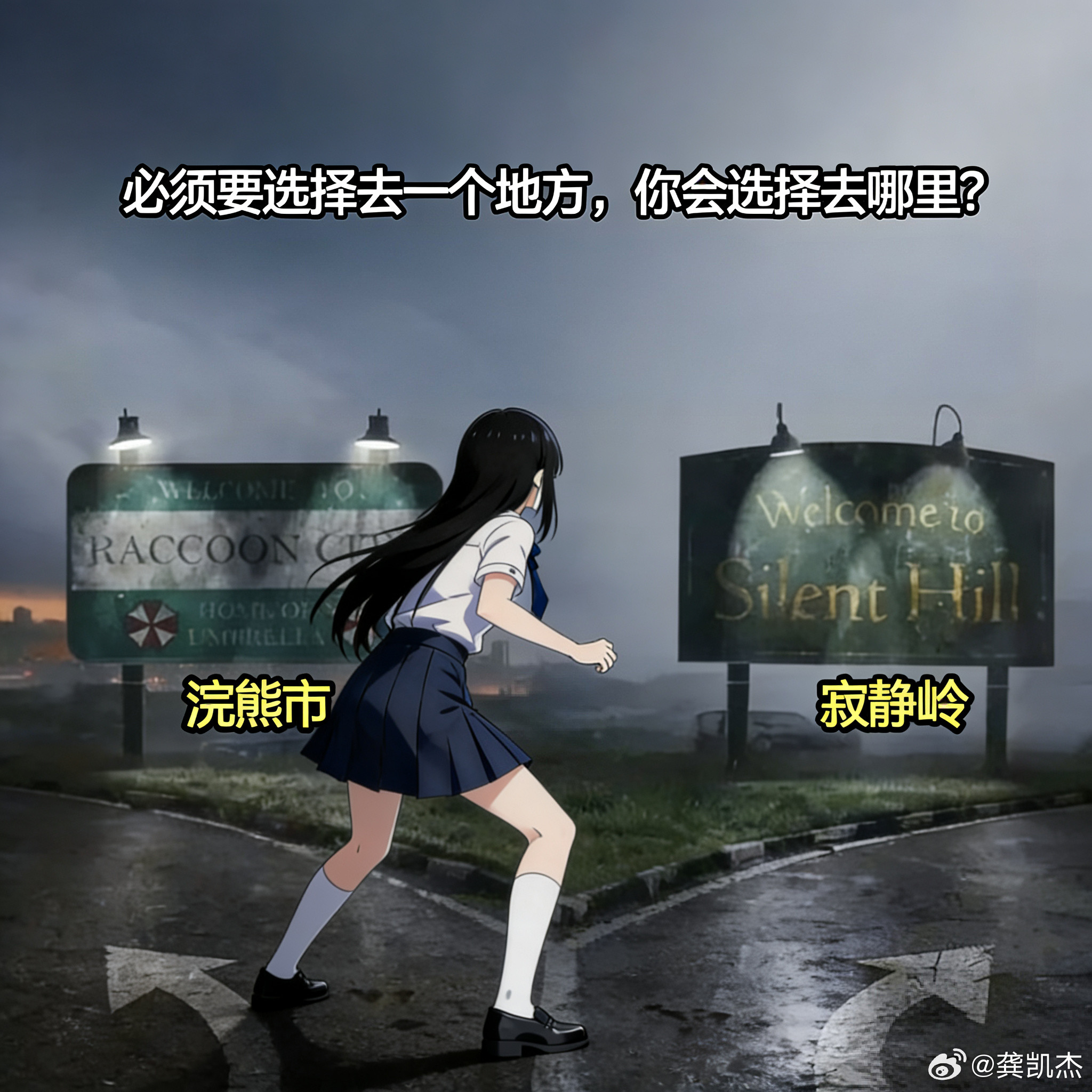 假如你不幸穿越到一个无限流世界中。现在必须让你在浣熊市和寂静岭里面选一个去完成任