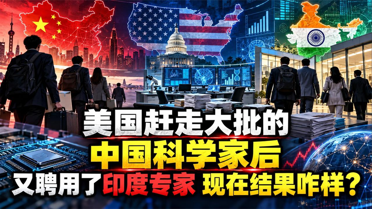 美国赶走大批的中国科学家后，又聘用了印度专家，现在结果咋样？