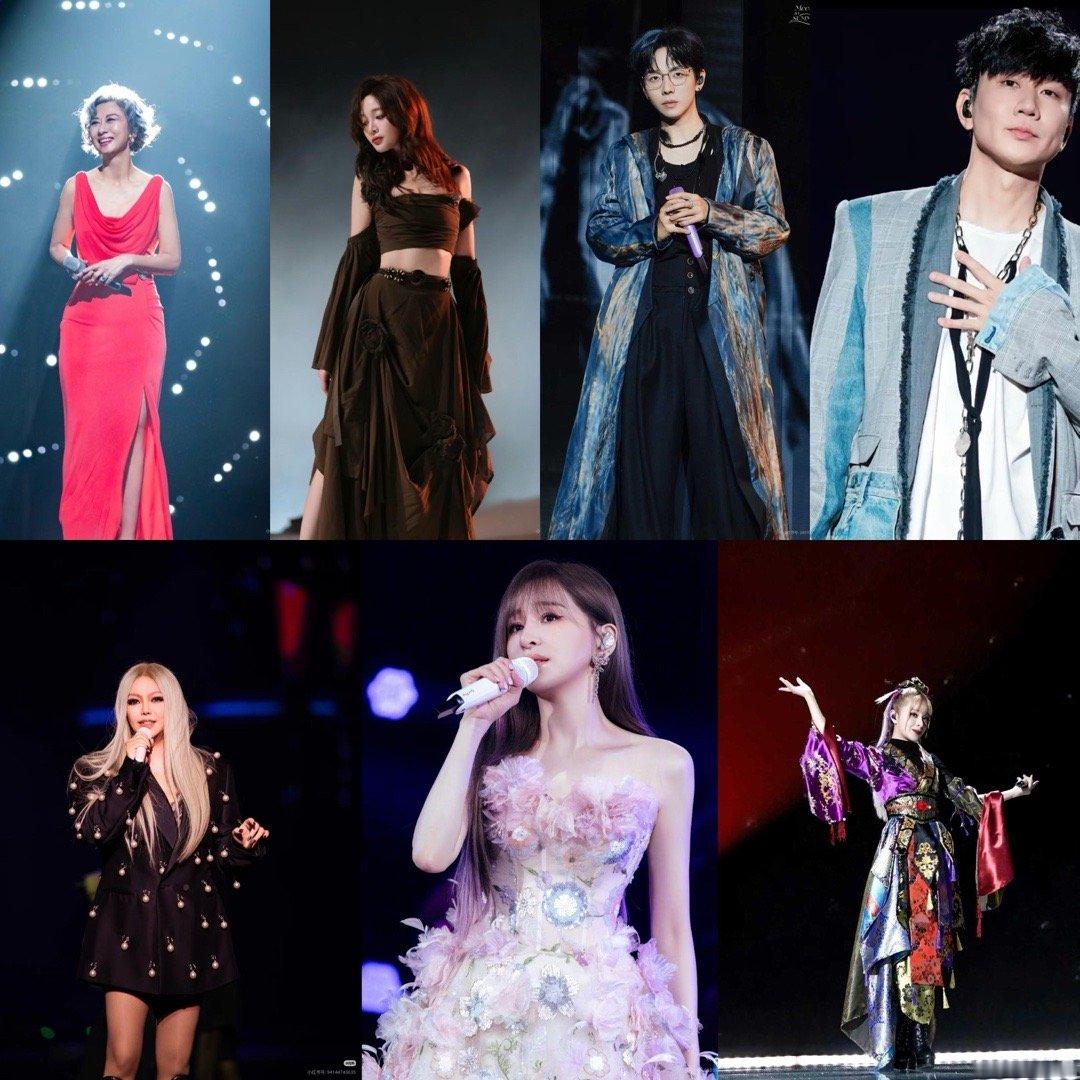 第七期竞演➕第八期歌单第一名：叶倩文第二名：吴宣仪第三名：胡夏第四名：林俊杰第五